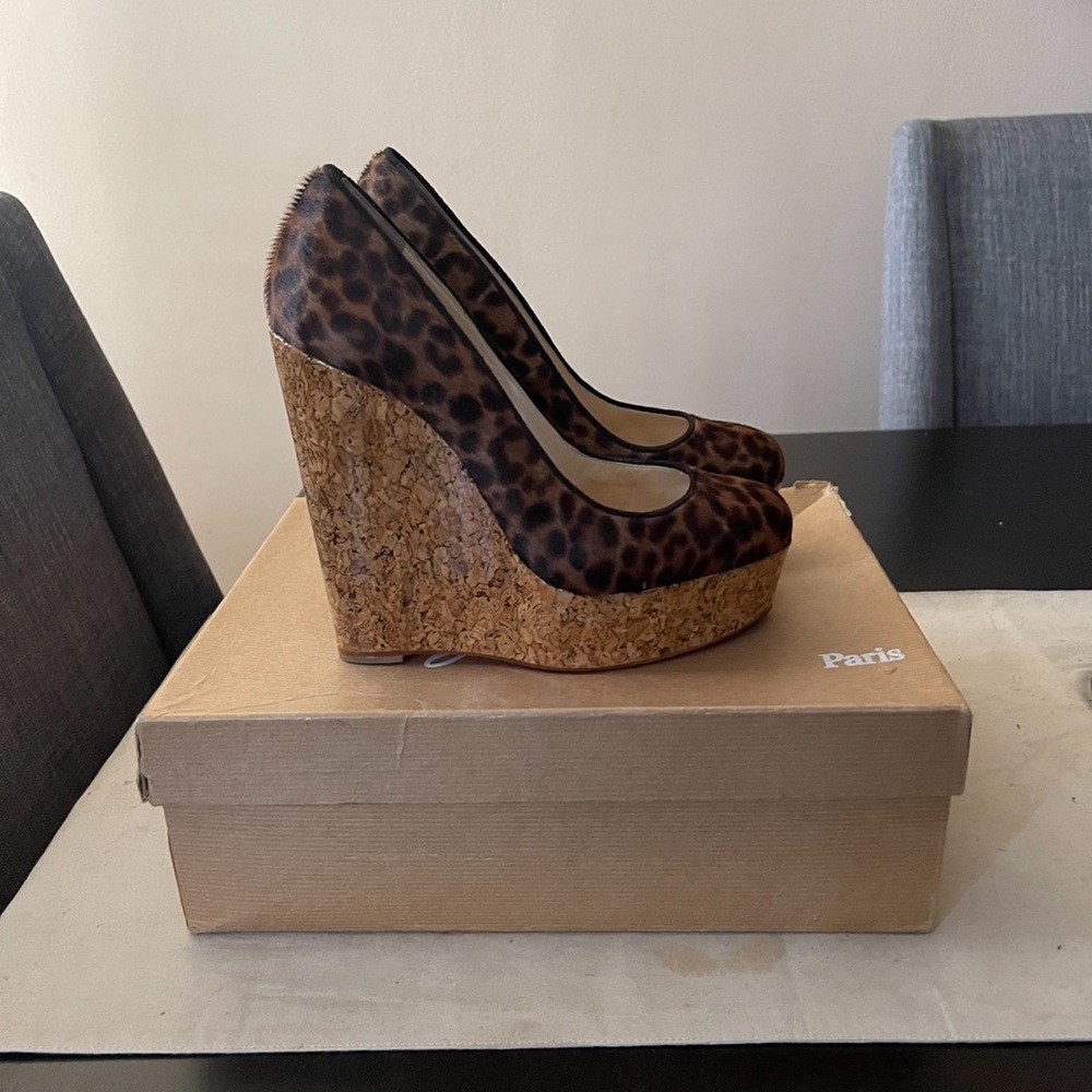 Authentic Brand New Christian Louboutin Wedges